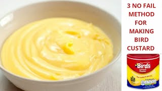 Quick and Easy Custard Recipe 3 Method Bird Custard Recipe [upl. by Adamo]