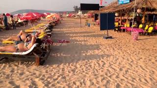 Calangute Beach Sights CalanguteBeach goabeach indianbeach [upl. by Tilly]