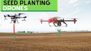 Top 5 Agricultural Drones that Spread Seeds  Forestation Drones [upl. by Mcintosh]