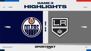 NHL Game 3 Highlights  Oilers vs Kings  April 26 2024 [upl. by Fafa498]