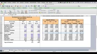 Analisis vertical y horizontal [upl. by Leeland]