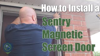 Sentry Magnetic Screen Installation Instructions [upl. by Atoiyanap264]