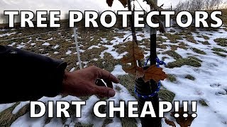 Howto Make TREE PROTECTORS Real Cheap [upl. by Aed]