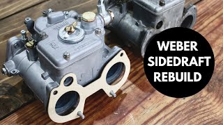 Weber Sidedraft Carburettor Rebuild Alfa GTV [upl. by Arem]