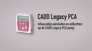 CADD Legacy PCA  Aansluiten Infuuszakje [upl. by Thorwald]