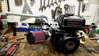 GoKart Adventures Putting a Stage 1 kit on a Predator 212cc Motor [upl. by Leanatan]