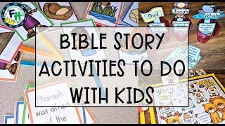 FUN BIBLE STORY ACTIVITIES FOR YOUNG KIDS [upl. by Uthrop]