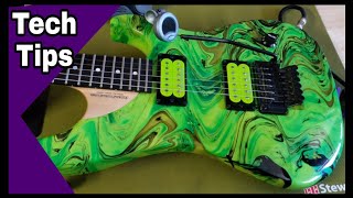 How To Restring A Floyd Rose [upl. by Ellebasi470]