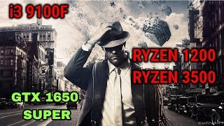 GTX 1650 Super i3 9100f vs Ryzen 3 1200 vs Ryzen 5 3500 [upl. by Finn]