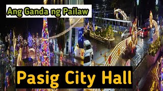 Pasig City Hall Christmas lighting [upl. by Adilen]