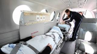 Hawker Beechcraft King Air 350ER Air Ambulance Video with Spectrum Aeromed Equipment [upl. by Eidnas]