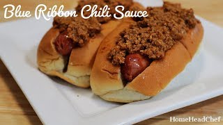 Blue Ribbon Chili Dog Sauce Recipe [upl. by Earissed360]