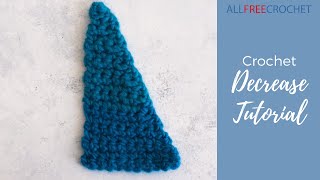 Crochet Decrease Tutorial [upl. by Nylra542]