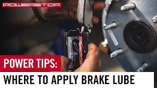 How To Apply Brake Lube  PowerStop [upl. by Opiuuk766]