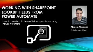 How to create a SharePoint list item with lookup field using Power Automate MS Flow [upl. by Nnylaj109]