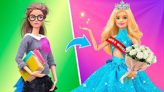 11 Astuces Et Bricolages Barbie DIY  Idées Pour Miss Monde [upl. by Ahsaekal]