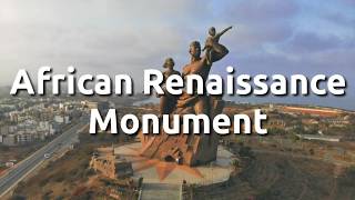 African Renaissance Monument  Dakar Senegal  Tallest Statue in Africa [upl. by Noiramaj]