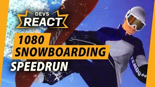 Original 1080 Snowboarding N64 Developer Reacts to Speedrun [upl. by Eiclud]