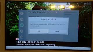 SAMSUNG SMART TV Channel List Import and Export [upl. by Ejroj756]