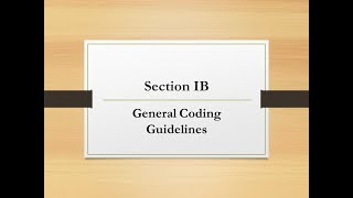 ICD 10 CM Guidelines Section 1 B [upl. by Nahta59]