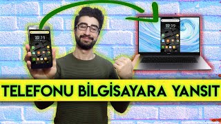 Telefonun Ekranını Bilgisayara Yansıtma  USB ve Wifi [upl. by Aanas287]