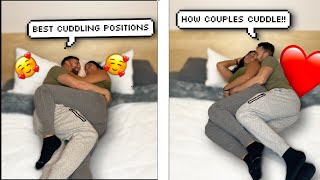 TOP 10 COUPLE CUDDLE POSITIONS  CUTE REACTION [upl. by Holofernes]