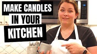 Making Candles at Home Full StepbyStep Tutorial [upl. by Aholla121]