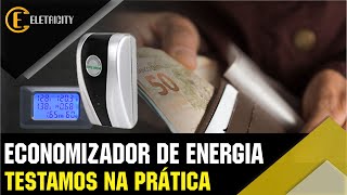 ECONOMIZADOR DE ENERGIA FUNCIONA TESTAMOS NA PRÁTICA 💸 [upl. by Aday92]