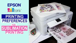 Setting Up the Printing Preferences for Sublimation Printing  Mirror Mode for Sublimation Printing [upl. by Yenroc]