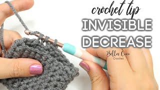 CROCHET TIP INVISIBLE DECREASE  Bella Coco Crochet [upl. by Boak]