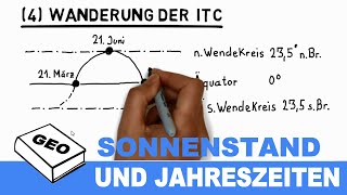 Sonnenstand und Jahreszeiten  Erdkundeunterricht  Geographieunterricht [upl. by Atsahc]