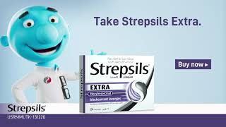 Strepsils Extra Triple Action against painful sore throat [upl. by Enahpad]