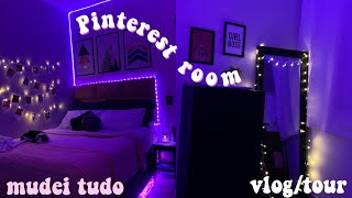 DECORANDO MEU QUARTO ESTILO PINTERESTAESTHERIC [upl. by Leamaj]