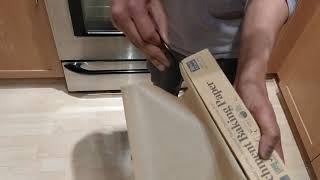 How to Make Parchment Paper Lay Flat [upl. by Nodnrb566]