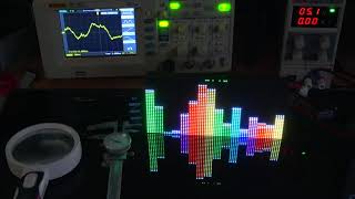 Desktop Audio Visualizer  Spectrum Analyzer  ESP32 [upl. by Weisbrodt884]