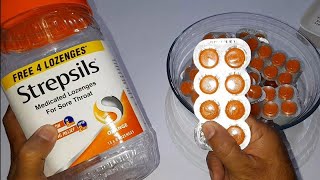 STREPSILS ORANGE VITAMIN C LOZENGES [upl. by Sonya]