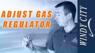 How to adjust gas pressure adjust gas regulator tutorial DIY Windy City Restaurant Equipment Parts [upl. by Macfadyn66]