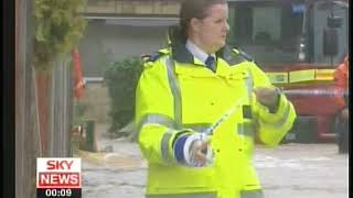 Flooding UK June 2007  News footage [upl. by Arrej327]