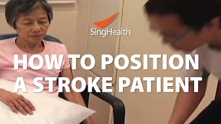 How To Position A Stroke Patient [upl. by Yelkcub]