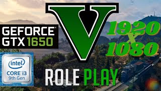 BENCHMARK GTA RP ROLE PLAY  GTX 1650  I3 9100F  16GB RAM PC MAIS BARATO DE 2020 500U PC [upl. by Acessej]