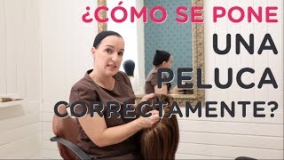 Como ponerse una peluca correctamente [upl. by Akissej899]