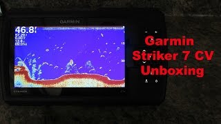 Garmin Striker 7 CV fish finder Unboxing [upl. by Akerue]