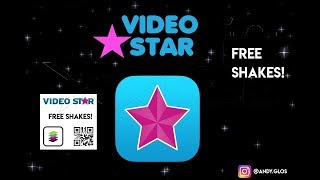 FREE VIDEO STAR QR CODES 10 Shakes PLUS TUTORIAL [upl. by Lockhart]