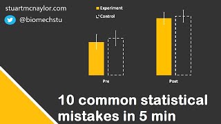 Ten Statistical Mistakes in 5 Min [upl. by Guzel]