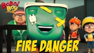 BoBoiBoy English S3EP16  Fire Danger [upl. by Hgielek]