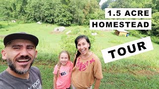 15 Acre Homestead TOUR homesteading family [upl. by Mcintosh41]