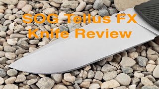 SOG Tellus FX Knife Review [upl. by Rebane]