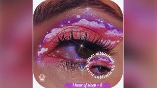 ⭒✧✦❃☽listen once 1 hour of sleep  8 hours restful sleep and energy subliminal ☾❃✦✧⭒ [upl. by Brouwer]