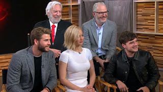 Hunger Games Cast Share Film Secrets [upl. by Airenahs79]