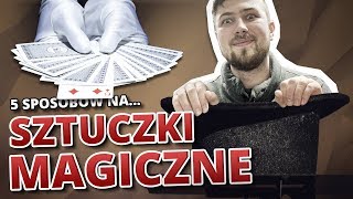 5 sposobów na SZTUCZKI MAGICZNE  lewitujący stolik  czytanie w myślach [upl. by Kimmie]